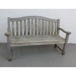 Wooden garden bench, 98 x 157cm