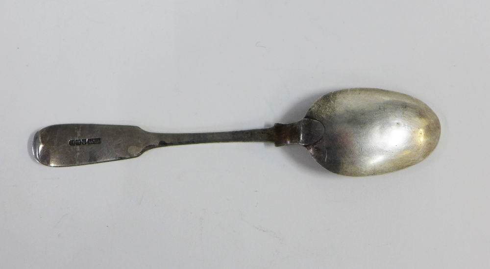 Scottish Provincial silver teaspoon, William Whitecross, Aberdeen, circa 1830, 14cm long - Bild 2 aus 3