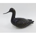 Somchai Hatakitosoi, a bronze avocet, signed Somchai, 24cm long