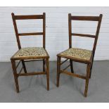 Pair of early 20th century side chair, (2)