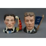 Two Royal Doulton character jugs to include The Snooker Player and Michael Doulton, (2)