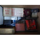 Carton containing a quantity of Epns flatwares, etc and a carton containing a collection of