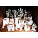 Quantity of crested china and porcelain, etc (a lot)