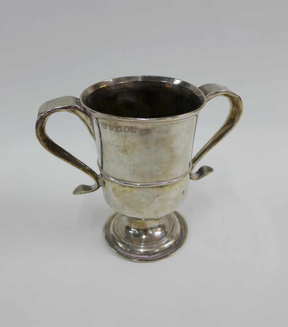 Georgian silver loving cup, John Langlands II, Newcastle, 15cm high - Bild 2 aus 4