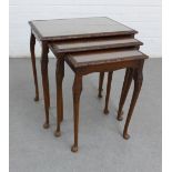 Nest of three tables, 57 x 54cm (3)