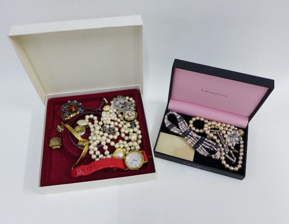 Costume jewellery to include wristwatches and faux pearls, etc (a lot) - Image 2 of 4