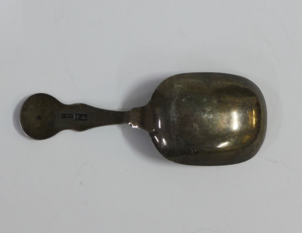 Scottish provincial silver caddy spoon, William Jameson, Aberdeen, (active 1806 - 1840) , 9cm long - Bild 3 aus 5