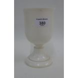 Late 19th / early 20th century ivory goblet, 15cm high