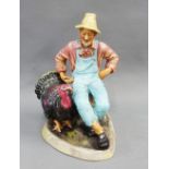 Royal Doulton 'Thanksgiving' HN2446, bisque figure, 20cm high