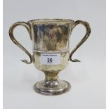 Georgian silver loving cup, John Langlands II, Newcastle, 15cm high