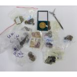 A collection of UK pre decimal coins and some world bank notes, Dr Andrew Duncan Horticultural