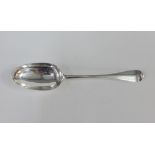 Scottish provincial silver table spoon, Hanoverian pattern, circa 1750, Coline Allen, Aberdeen, 21cm