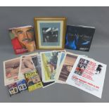 Twenty three Sean Connery James Bond movie card posters, 35 x 28cm, to include From Russia with