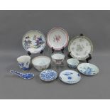 A collection of 18th and 19th century Chinese cups, saucers and tea bowls, etc (7)