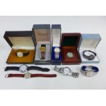 Collection of Gents wristwatches to include Longines, Elgin, Seiko, Mappin & Webb, etc (8)