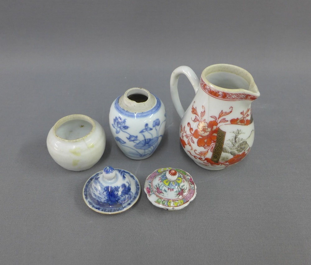 Collection of Chinese 19th century and later porcelains to include a teapot, vases, sparrow beak - Image 3 of 4