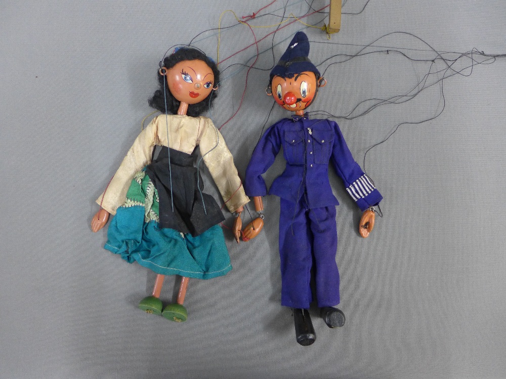 Two vintage Pelham puppets to include a Policeman, together with a Mechanical wind up Mystery - Image 2 of 4