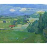 Gordon Stewart Cameron, (1916-1994), 'Westermorland landscape', oil on canvas, signed and framed