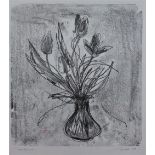 Archie Sutter Watt, RSW, SSA (1915-2005) 'Flowers in a Vase' , Monoprint signed and dated '98, 47