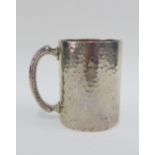 American Sterling silver tankard, Louis Braverman & Co, 9.5cm