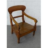 Late 19th / early 20th century Child's open armchair, 51 x 35cm