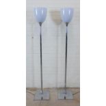 A pair of Rondo contemporary standard lamps, 162cm (2)