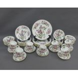 Wedgwood Charnwood pattern dinner service and tea set, comprising eight dinner plates, ten smaller