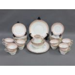 Court China teaset for a twelve place setting, (a lot)