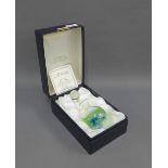 Caithness glass 'Corryvrecken' scent bottle and stopper by Colin Terris, boxed