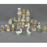 Collection of twenty four Beswick Beatrix Potter figures to include Pigling Bland, Rebecca