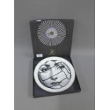 Rosenthal Fornasetti porcelain plate, boxed, 24cm diameter