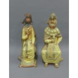 A pair of Lladro figures, 28cm high (2)