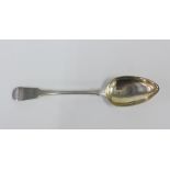 Georgian silver fiddle pattern table spoon, Francis Howden, Edinburgh 1804, 23cm long