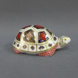 Royal Crown Derby Imari tortoise paperweight