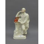 A Staffordshire figure 'Shakespeare', 28cm high