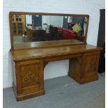 Gothic Revival mirror back sideboard, John Pollard Seddon,circa 1880, 231 x 182cm