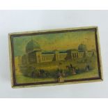The Great International Exhibition of 1862, commemorative wooden box 17 x 10cm