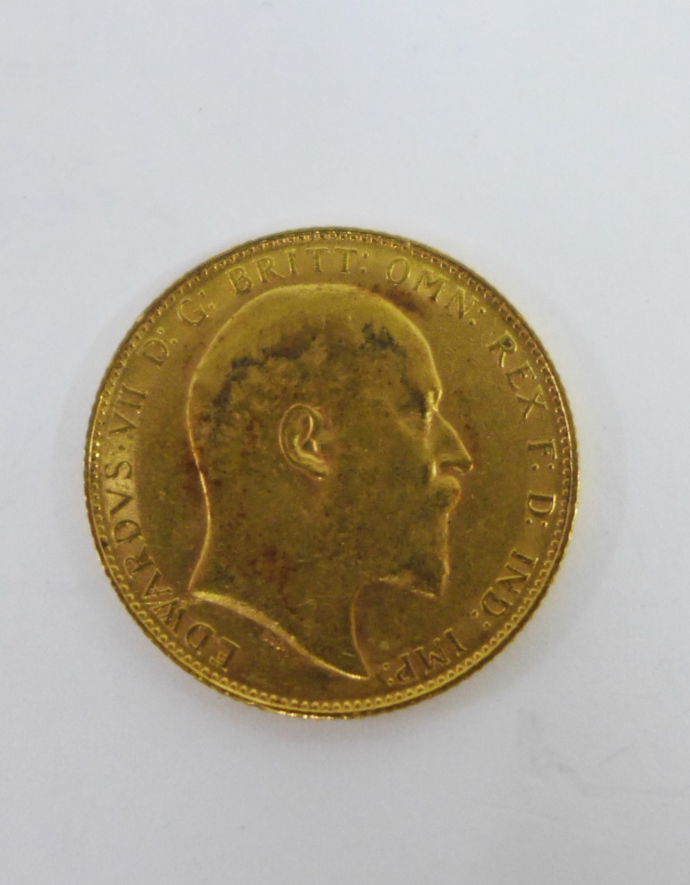 Edward VII, 1910 full gold sovereign - Image 2 of 2