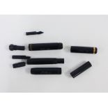 Montblanc fountain pen parts includes parts for Montblanc safety and piston fill models(a lot)