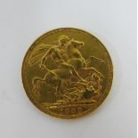 Queen Victoria 1889 full gold sovereign