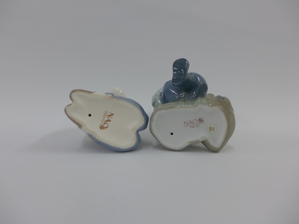 Two Nao Spanish porcelain figures, tallest 16cm (2) - Image 3 of 4