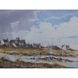 Iona, a limited edition coloured print by John Jackson, signed and numbered 2/100, framed under