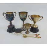 A collection of Epns trophy cups,etc (a lot)