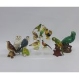 A collection of twelve Beswick bird figures (12)