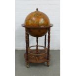 Floor standing Globe drinks cabinet,