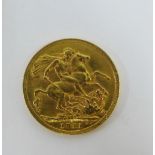 George V, 1911 full gold sovereign