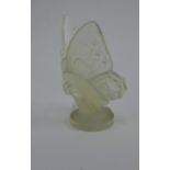 Sabino opalescent glass bird, on a circular base, 6cm