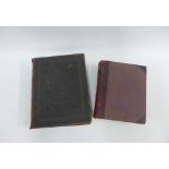 Books to include a leather bound Bible and The Science of Mining by William Tait, volume I, 1890 -
