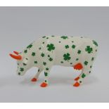 'Lucky Cow' porcelain Cow Parade cow, 16cm long
