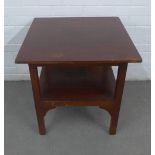 Small two tier side table, 60 x 60 x 60cm